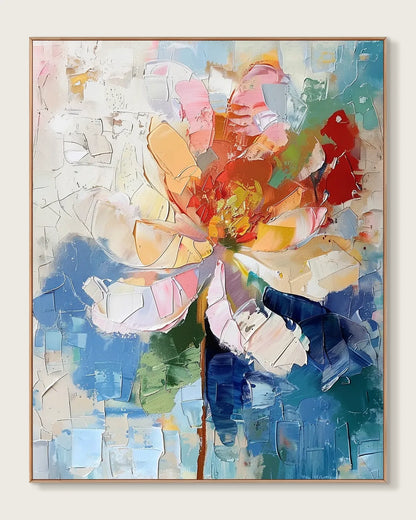 Abstract Colorful Statement Artwork for Apartment No.012