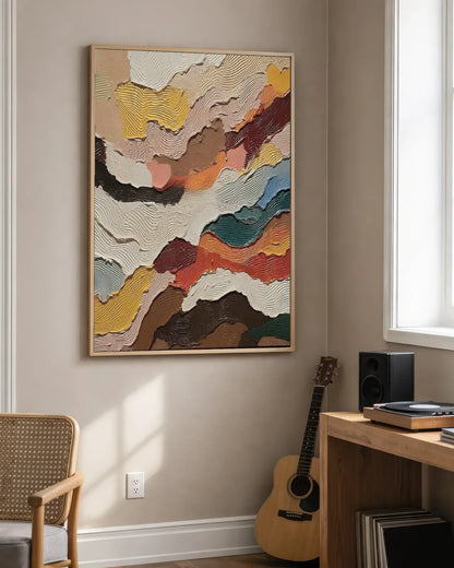 Abstract Colorful Wall Art for Living Room No.002