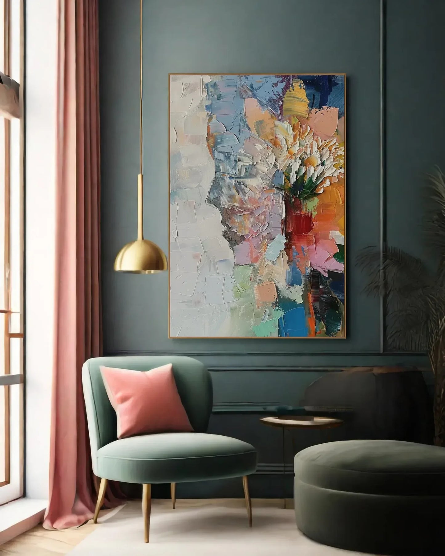 Abstract Colorful Wall Artwork for Office No.009