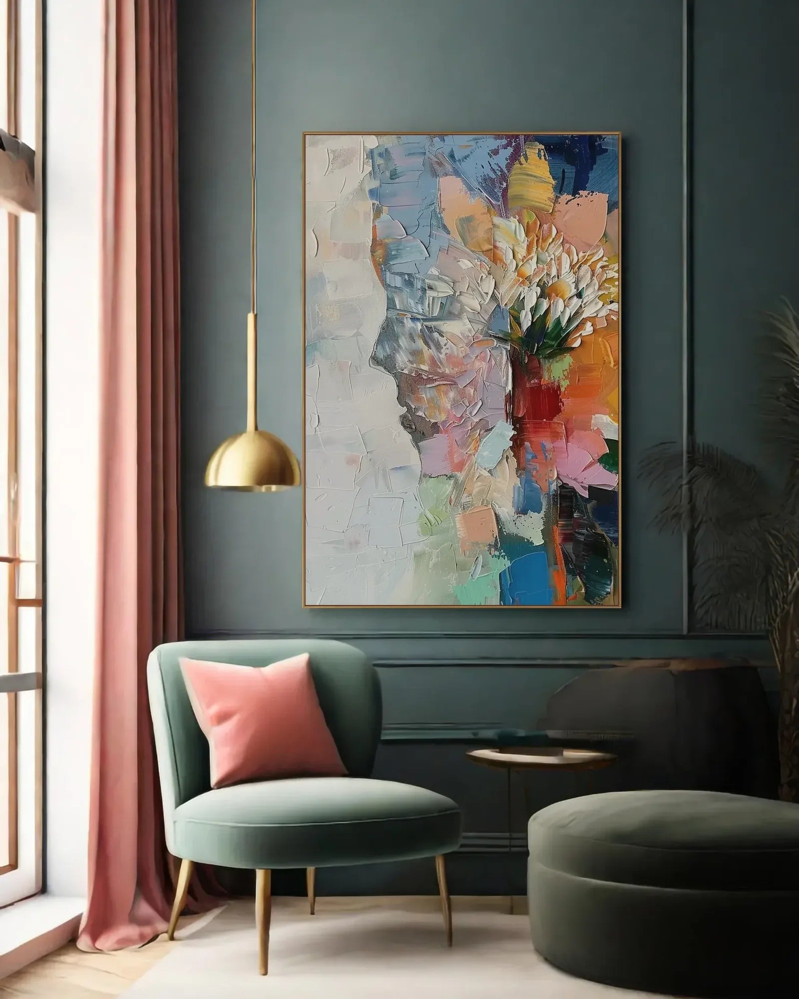 Abstract Colorful Wall Artwork for Office No.009