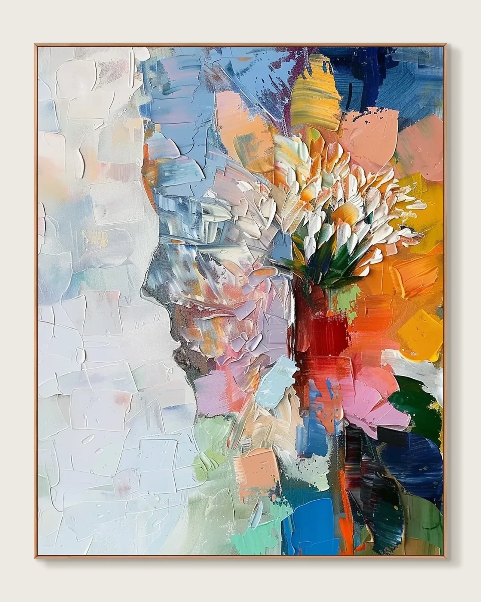 Abstract Colorful Wall Artwork for Office No.009
