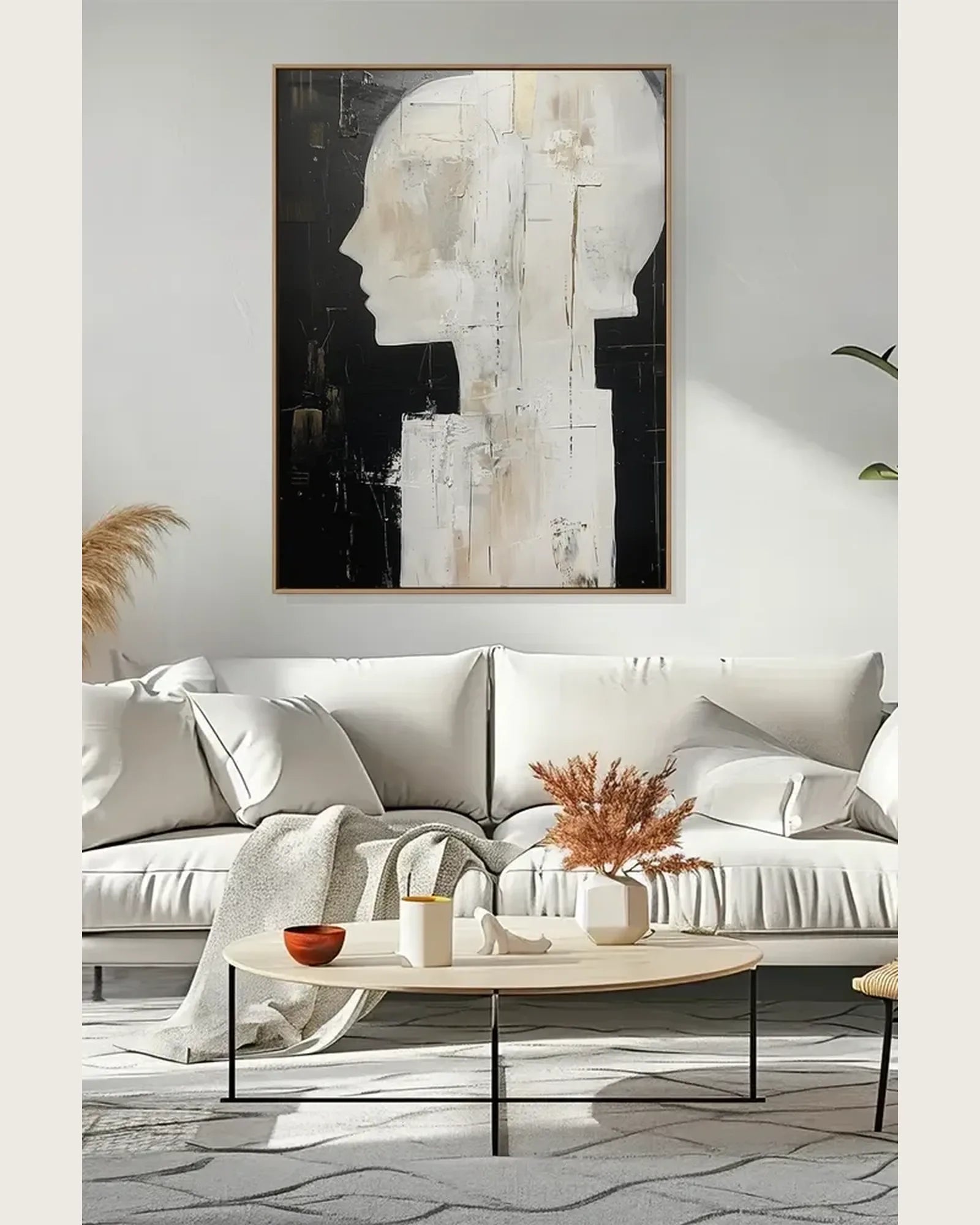 Abstract Texture Minimalist Canvas Art No.022