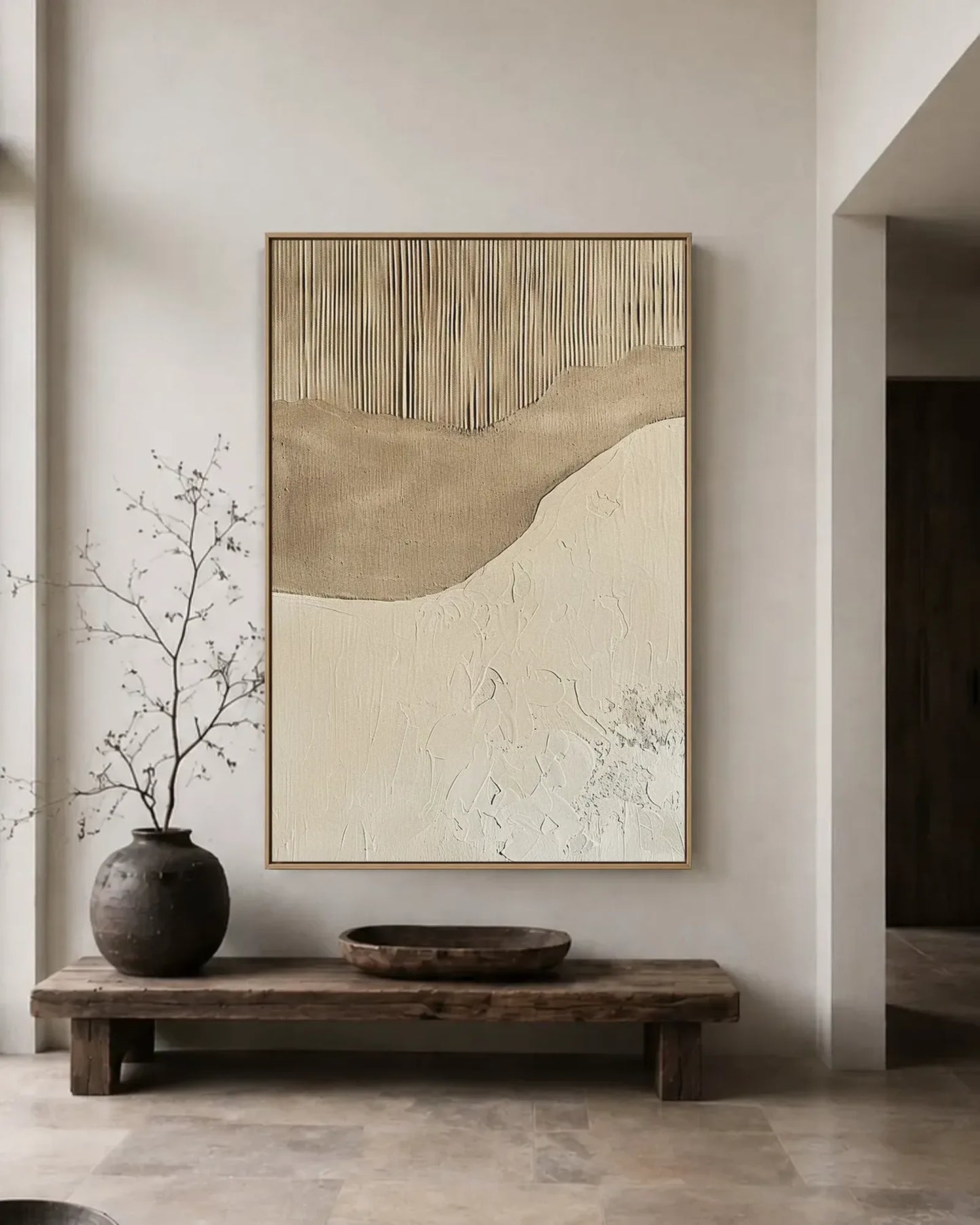 Abstract Texture Wabi Sabi Artwork No.088