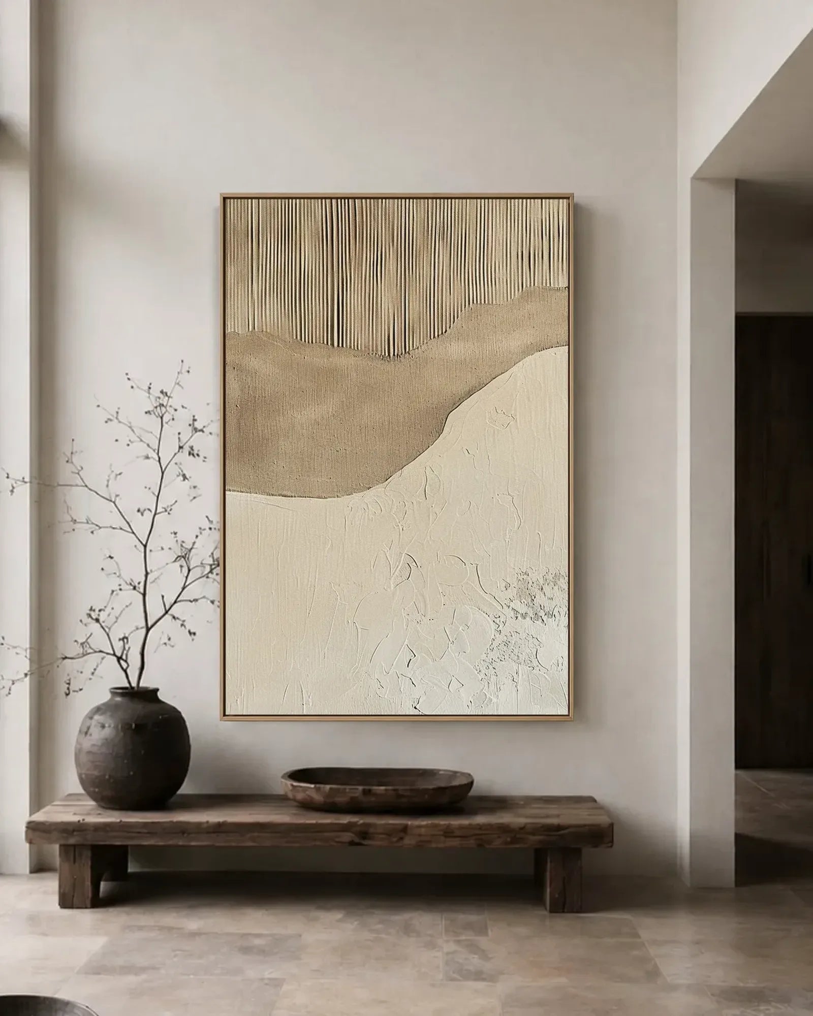 Abstract Texture Wabi Sabi Artwork No.088