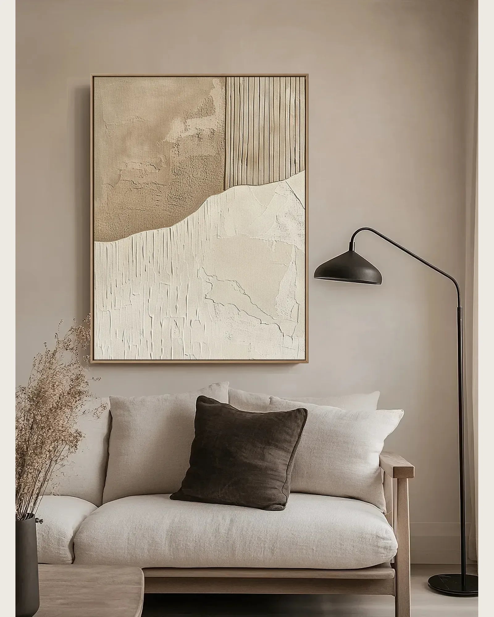 Abstract Texture Wabi Sabi Canvas Art No.087