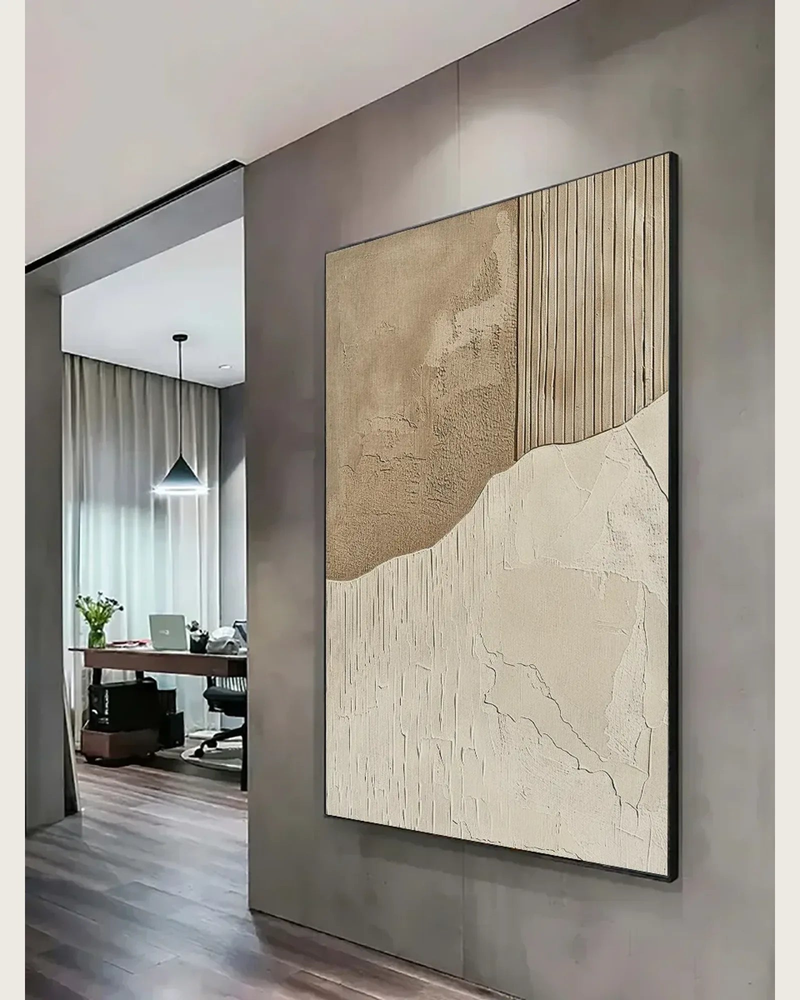 Abstract Texture Wabi Sabi Canvas Art No.087
