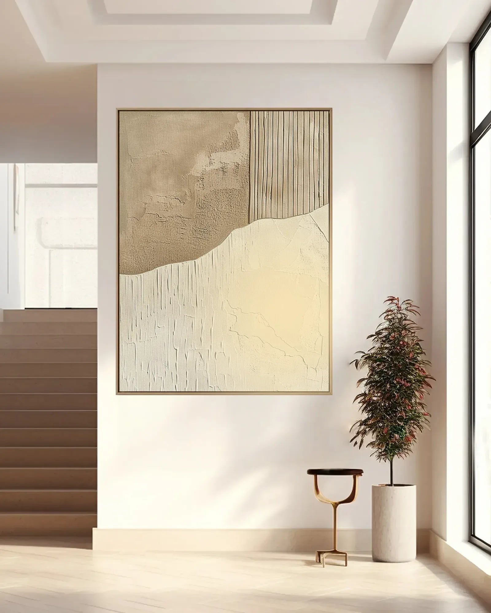 Abstract Texture Wabi Sabi Canvas Art No.087