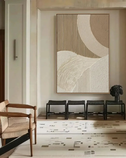 Abstract Texture Wabi Sabi Canvas Painting No.090