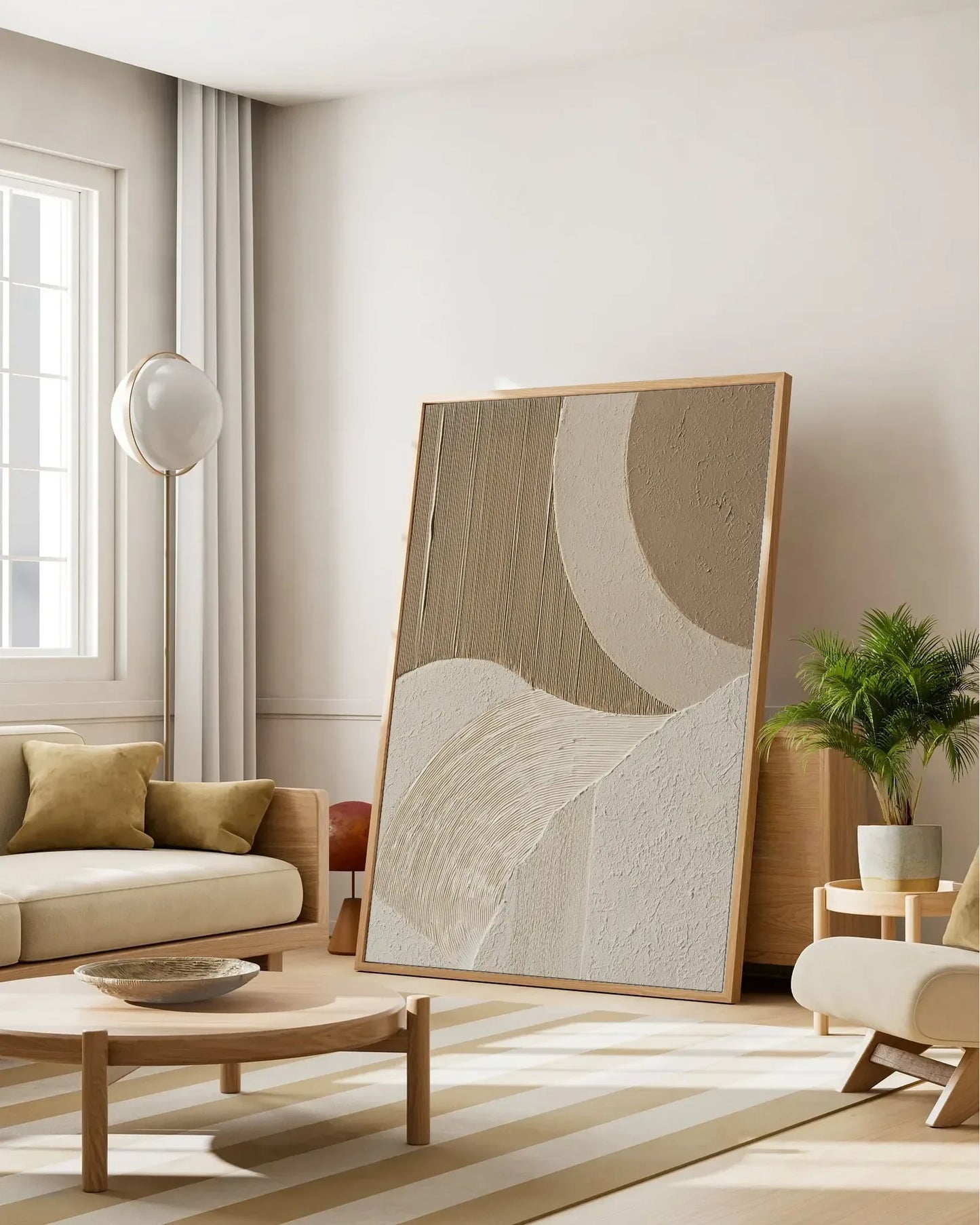 Abstract Texture Wabi Sabi Canvas Painting No.090