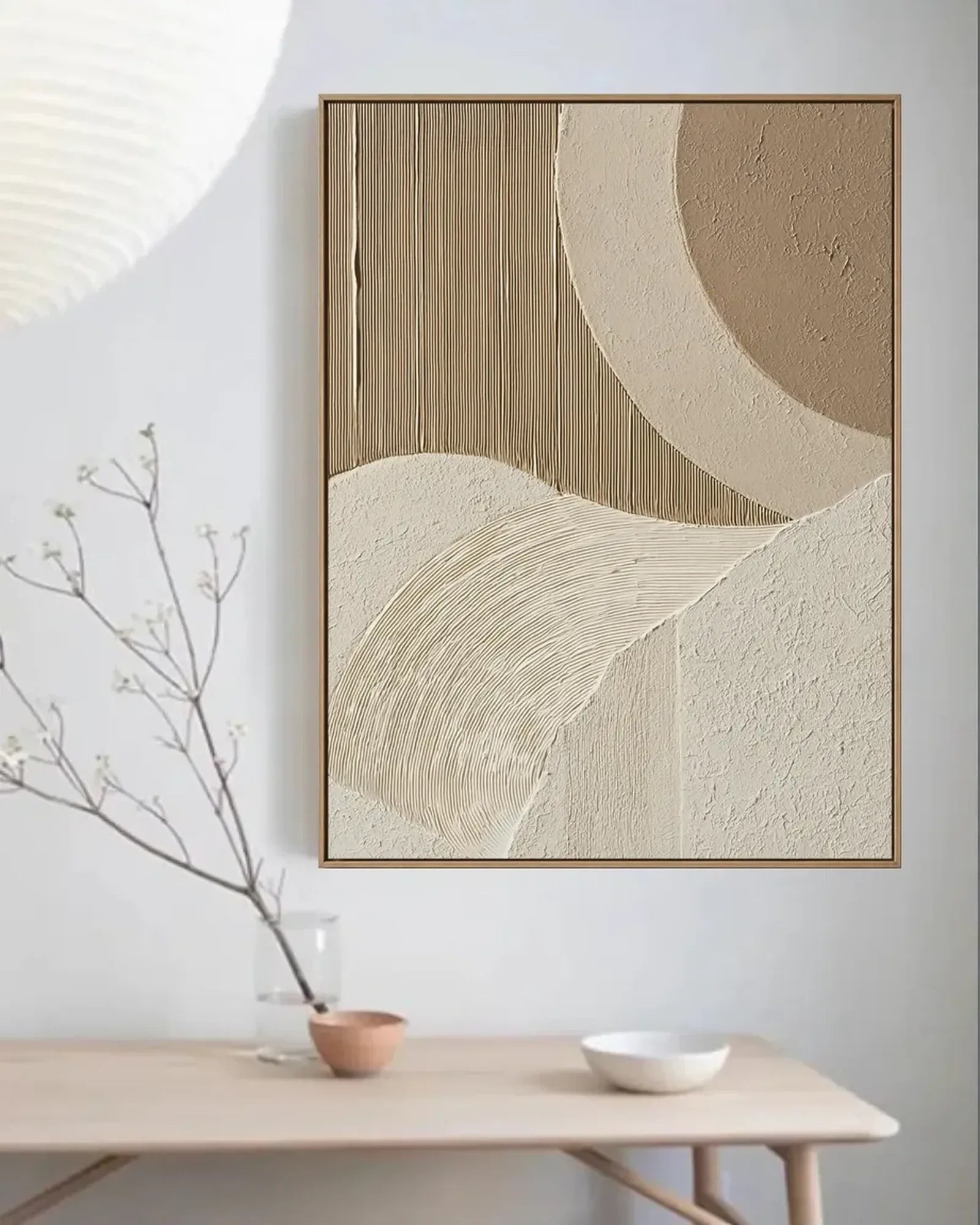 Abstract Texture Wabi Sabi Canvas Painting No.090
