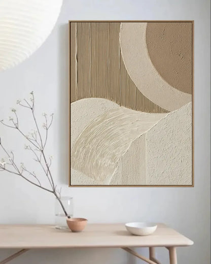 Abstract Texture Wabi Sabi Canvas Painting No.090