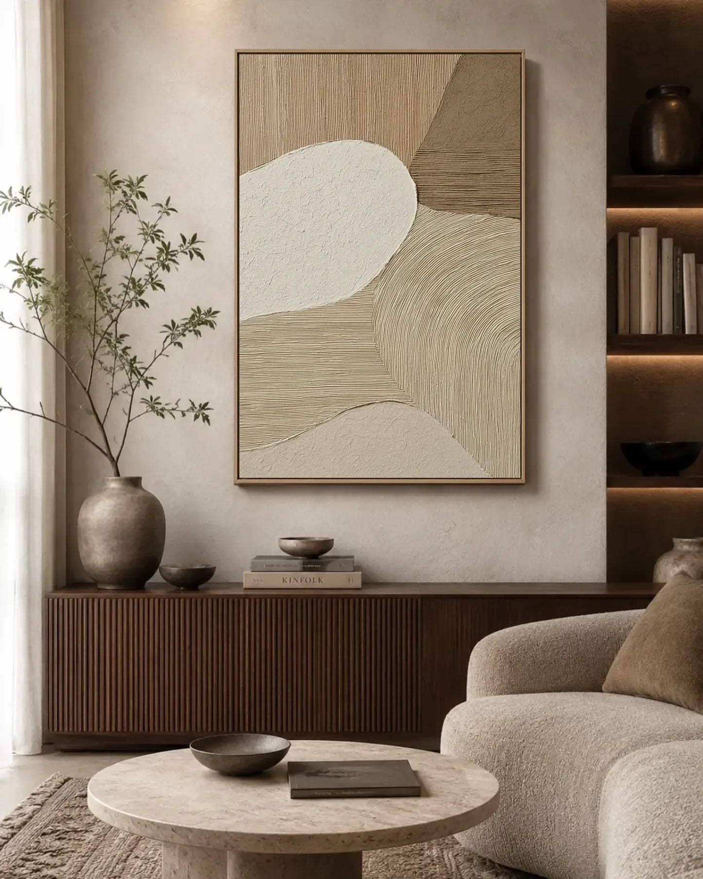 Abstract Texture Wabi Sabi Wall Decor No.089