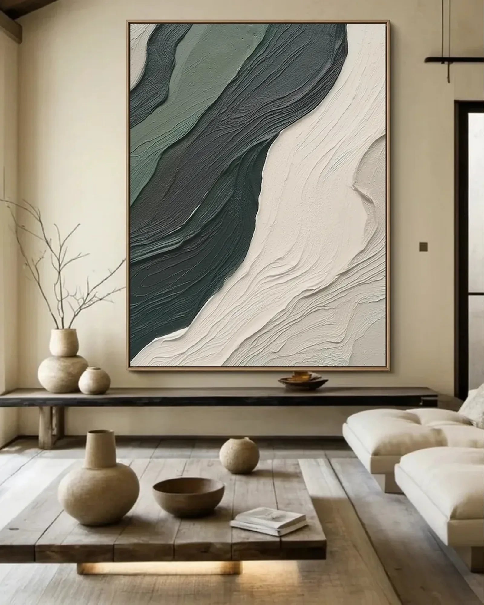 Abstract Wabi Sabi Canvas Art No.077