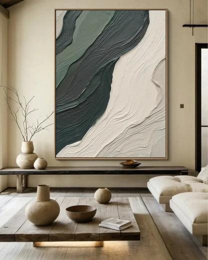 Abstract Wabi Sabi Canvas Art No.077