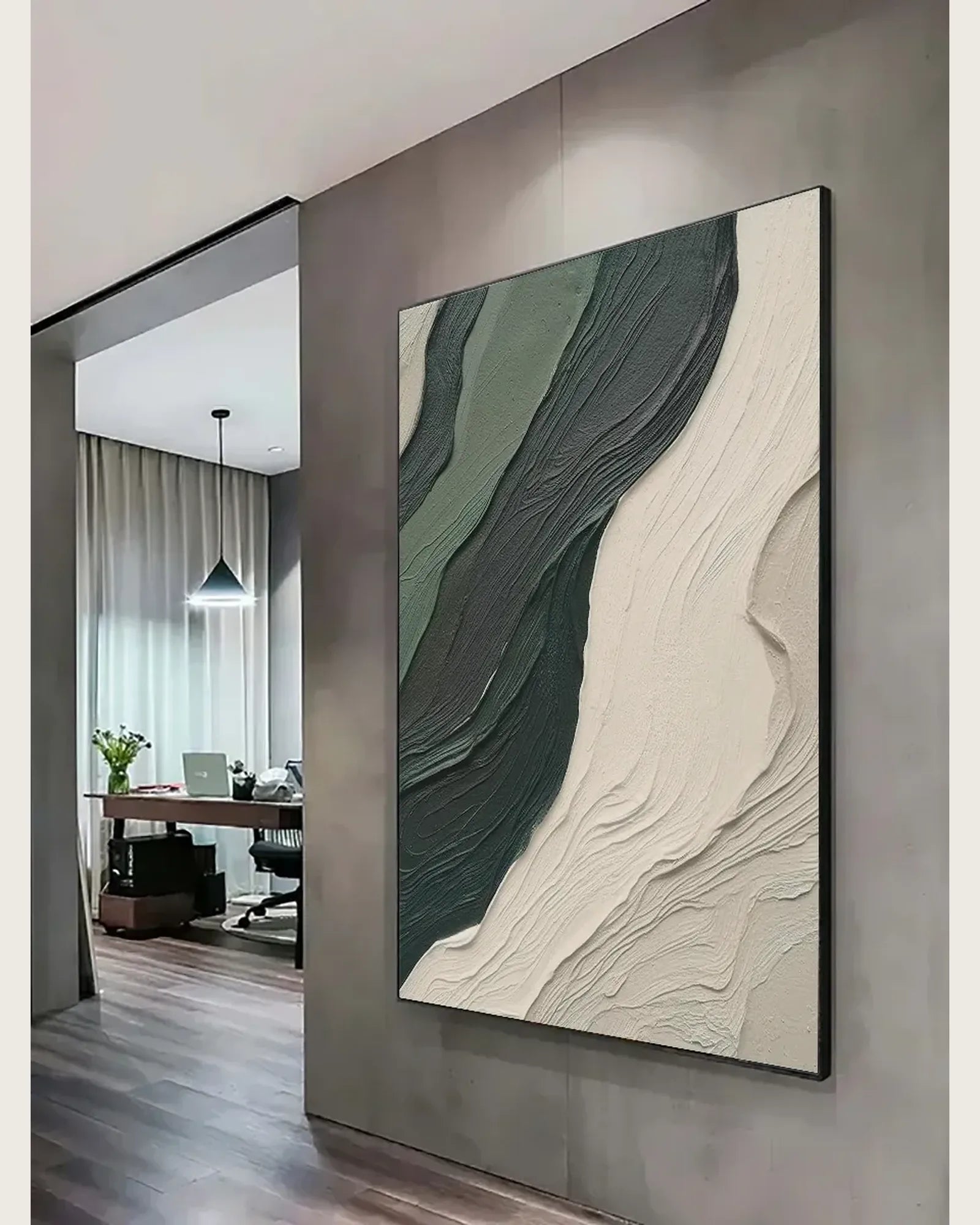 Abstract Wabi Sabi Canvas Art No.077
