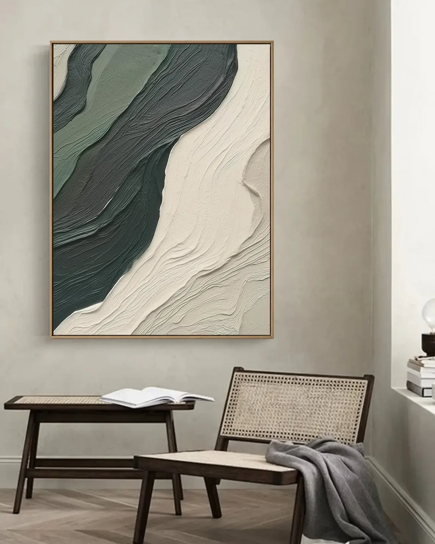 Abstract Wabi Sabi Canvas Art No.077