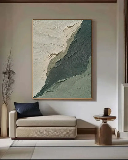 Abstract Wabi Sabi Canvas Painting No.080