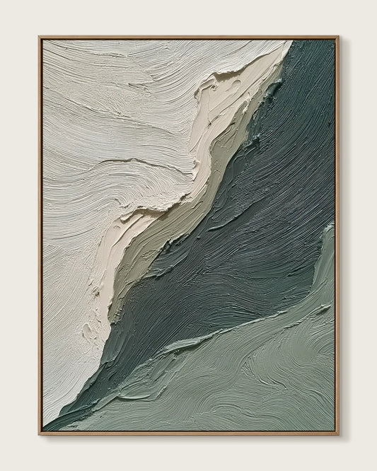 Abstract Wabi Sabi Canvas Painting No.080