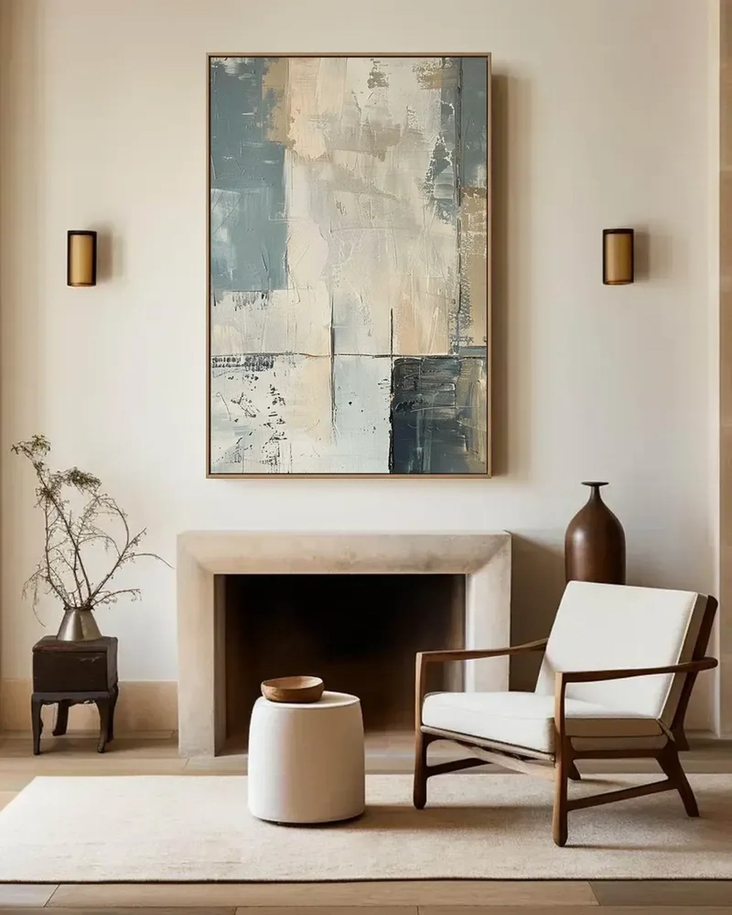 Abstract Wabi Sabi Minimalist Artwork No.073