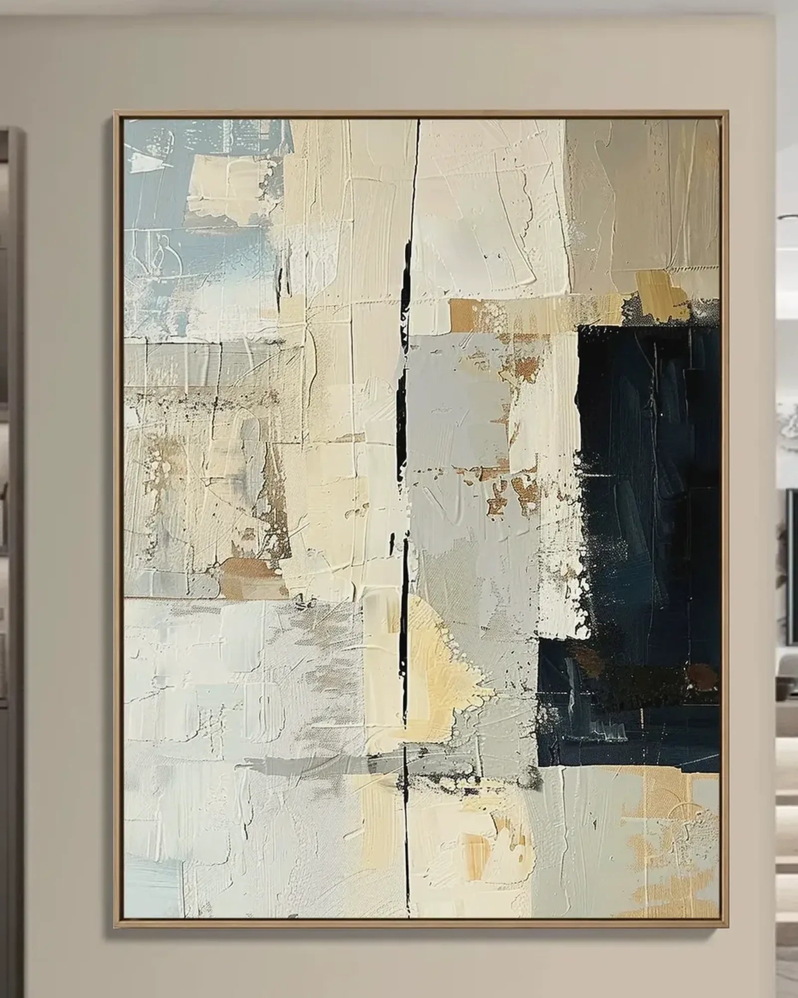 Abstract Wabi Sabi Minimalist Canvas Art No.072