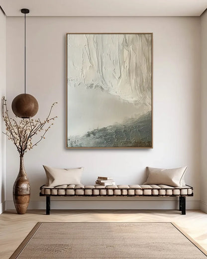 Abstract Wabi Sabi Minimalist Canvas Painting No.075