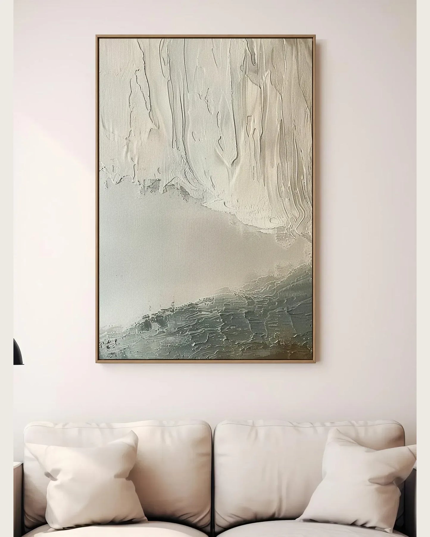 Abstract Wabi Sabi Minimalist Canvas Painting No.075