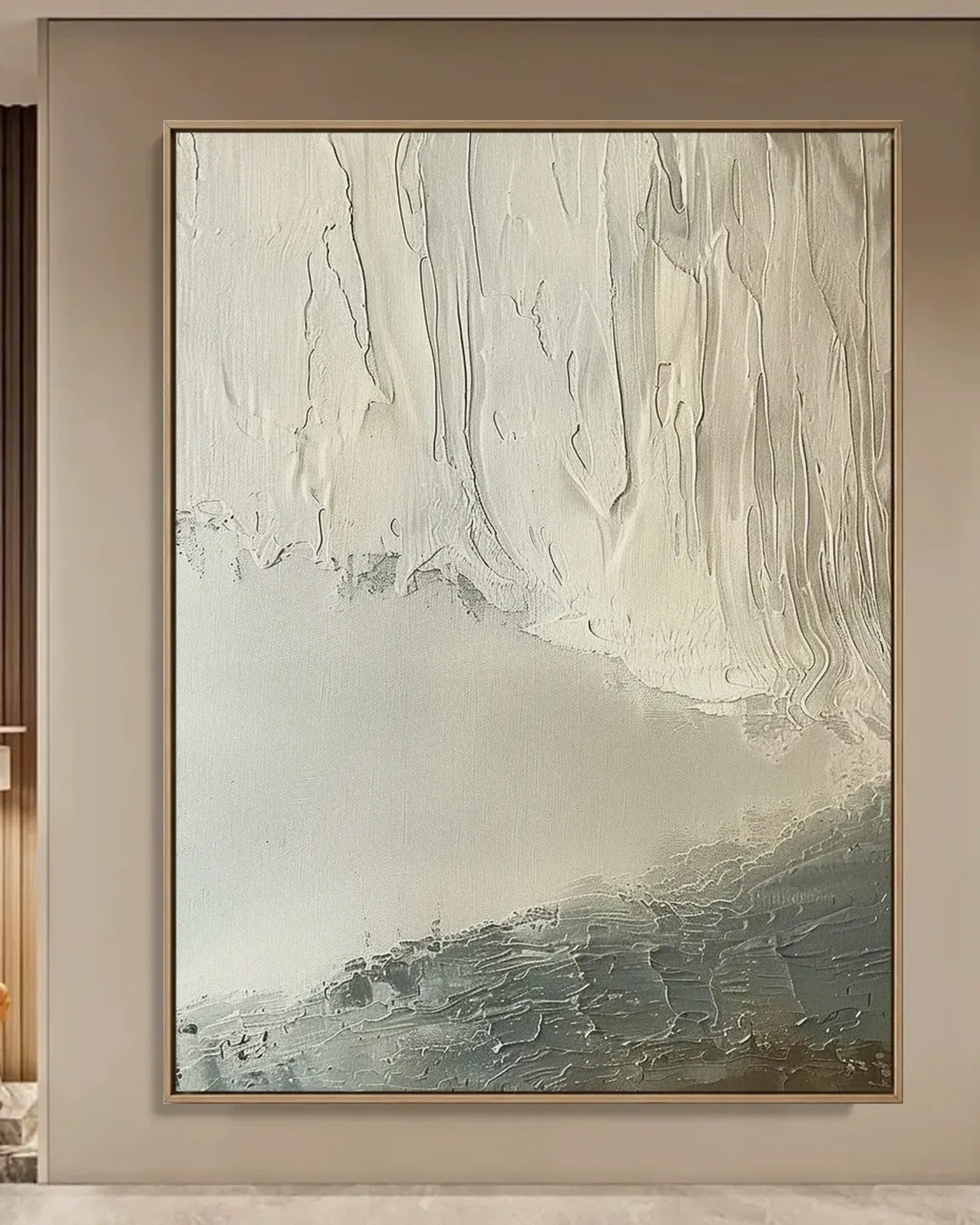 Abstract Wabi Sabi Minimalist Canvas Painting No.075