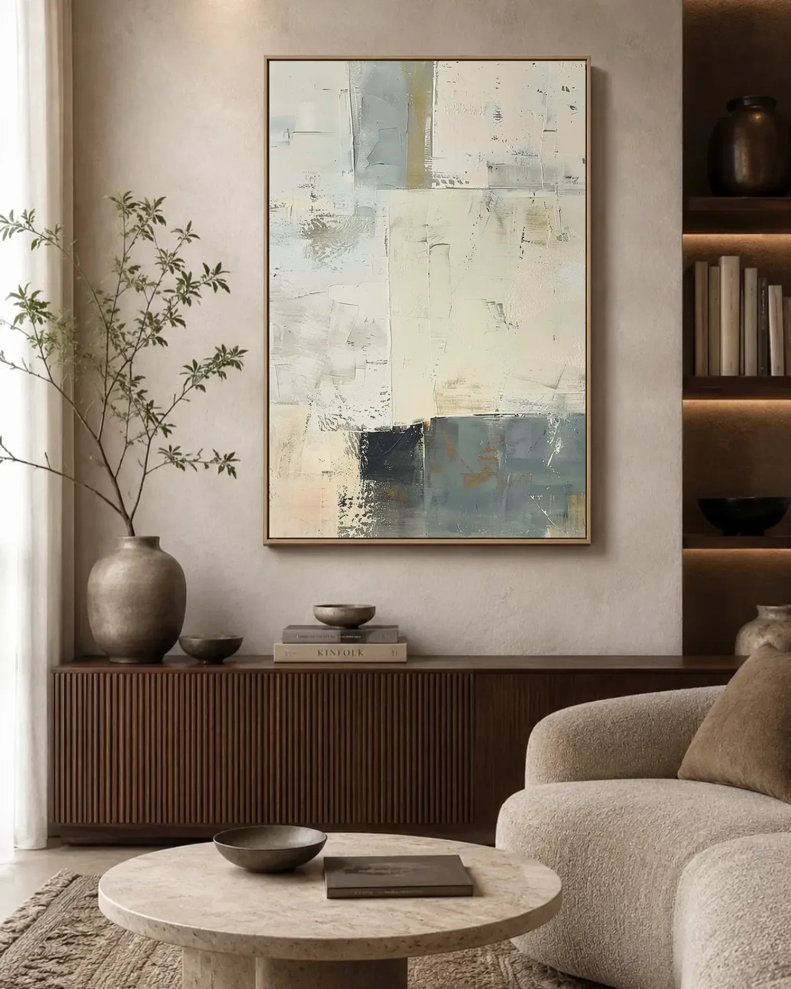 Abstract Wabi Sabi Minimalist Wall Art No.071