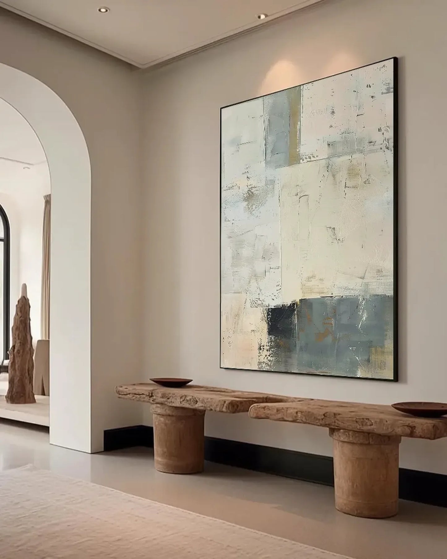 Abstract Wabi Sabi Minimalist Wall Art No.071