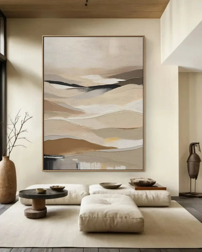 Abstract Wabi Sabi Wall Art No.076