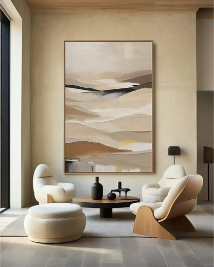 Abstract Wabi Sabi Wall Art No.076