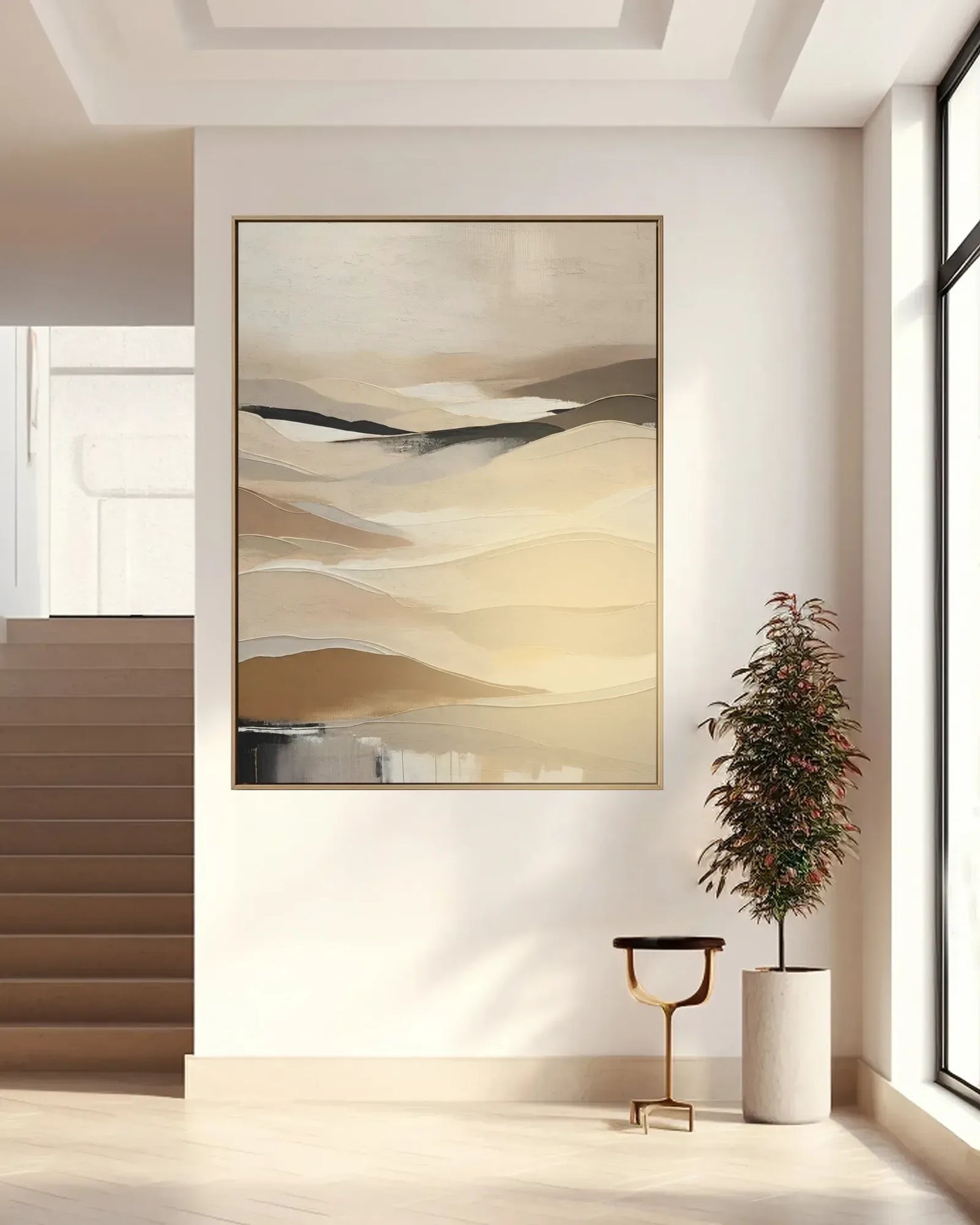 Abstract Wabi Sabi Wall Art No.076