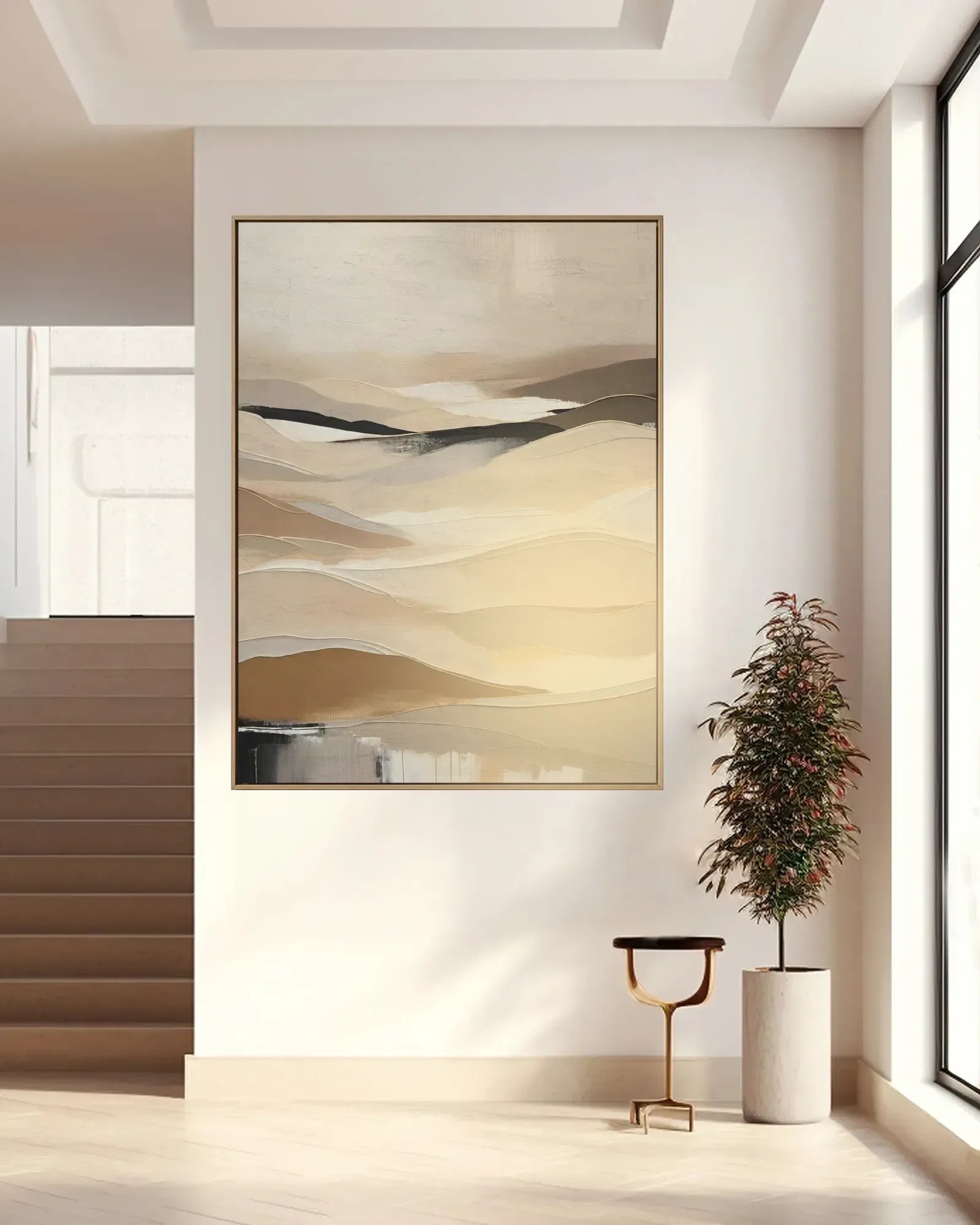 Abstract Wabi Sabi Wall Art No.076