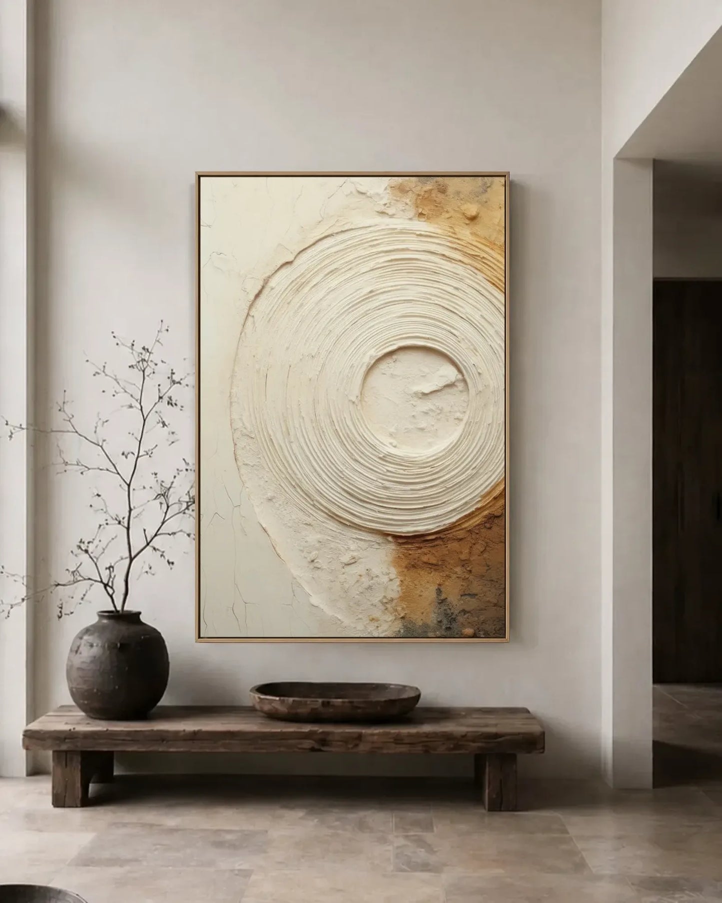 Abstract Wabi Sabi Wall Decor No.079