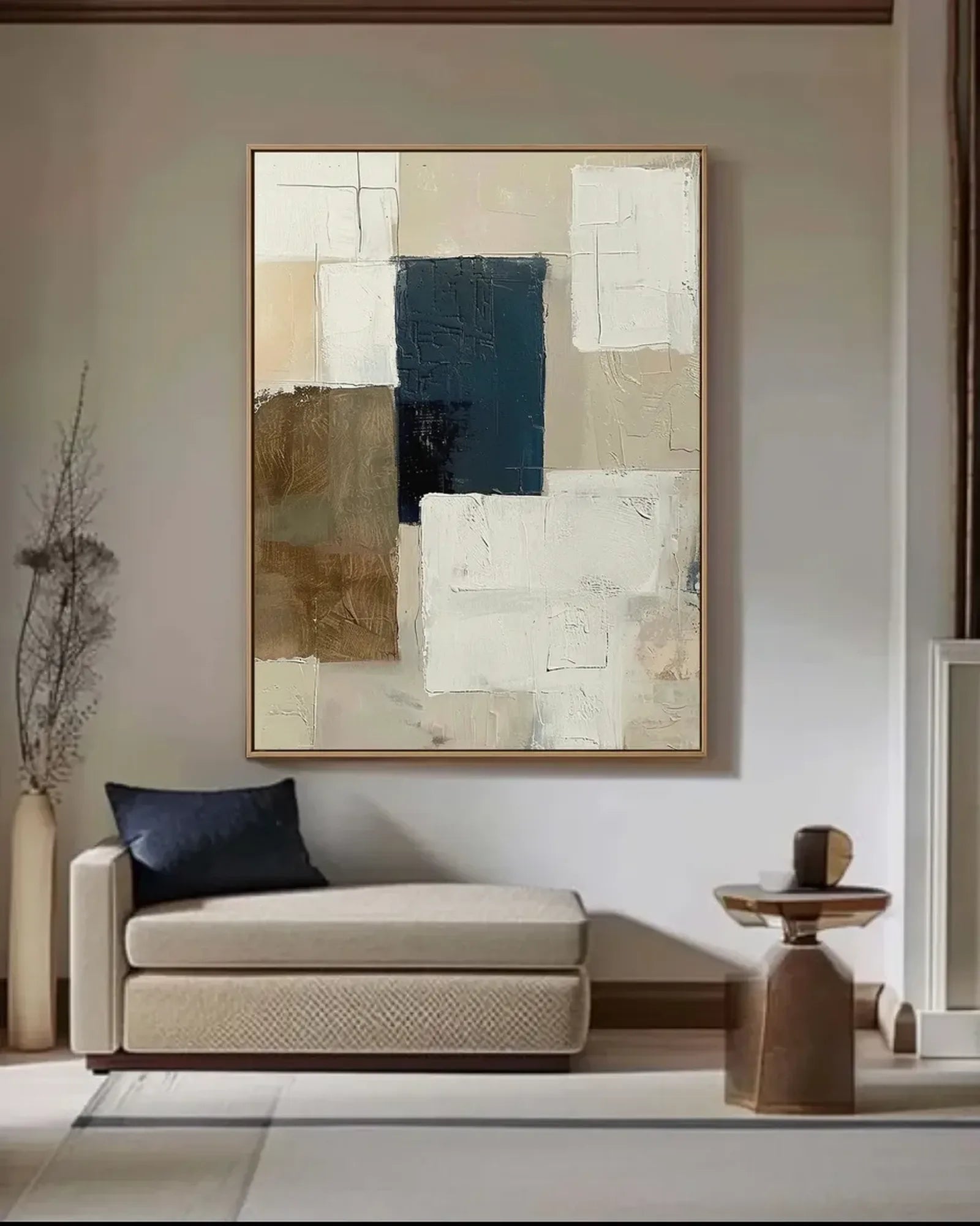 Beige Minimalist Artwork No.008