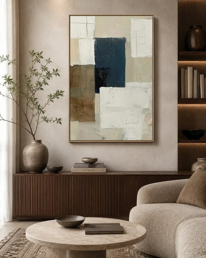 Beige Minimalist Artwork No.008