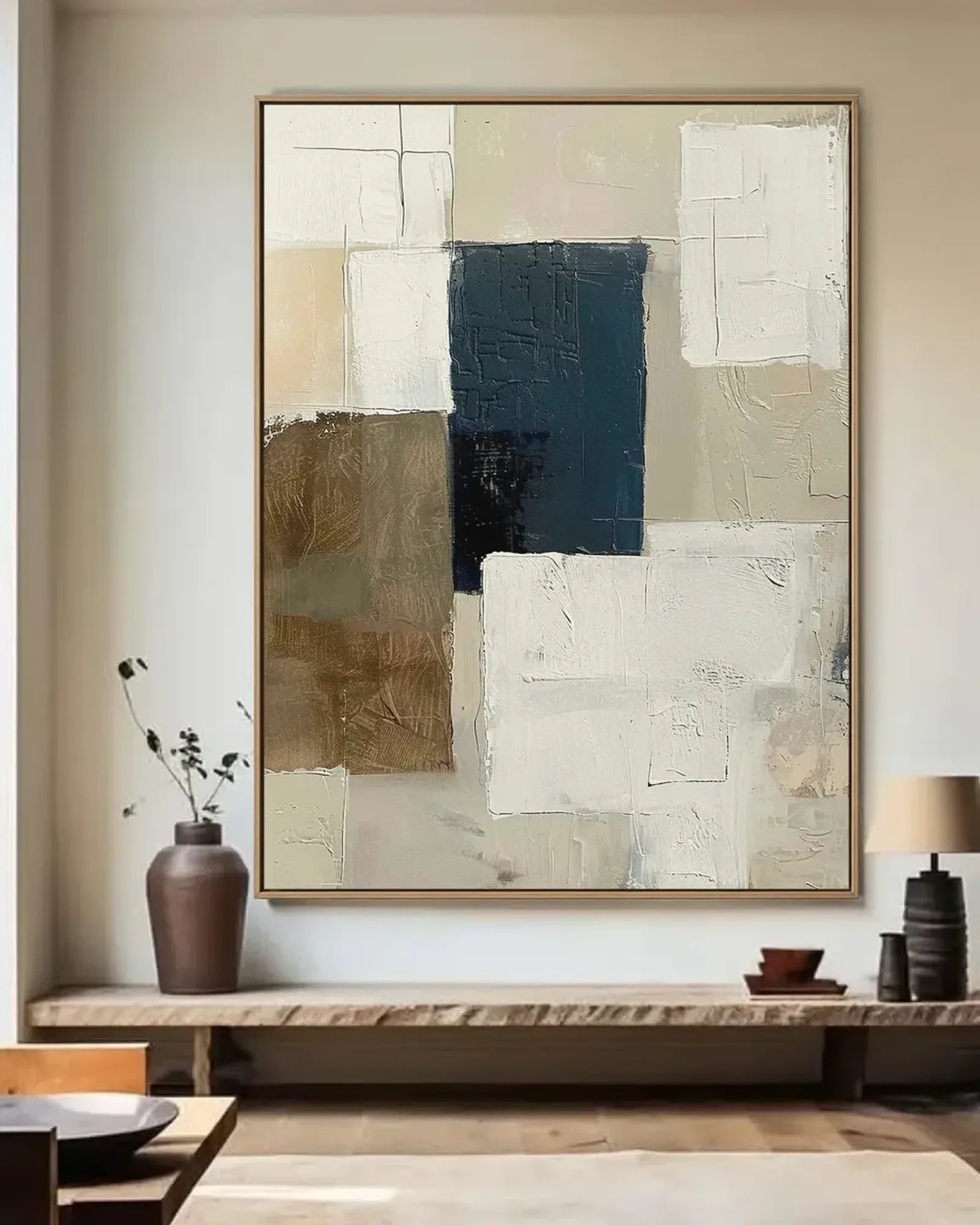 Beige Minimalist Artwork No.008