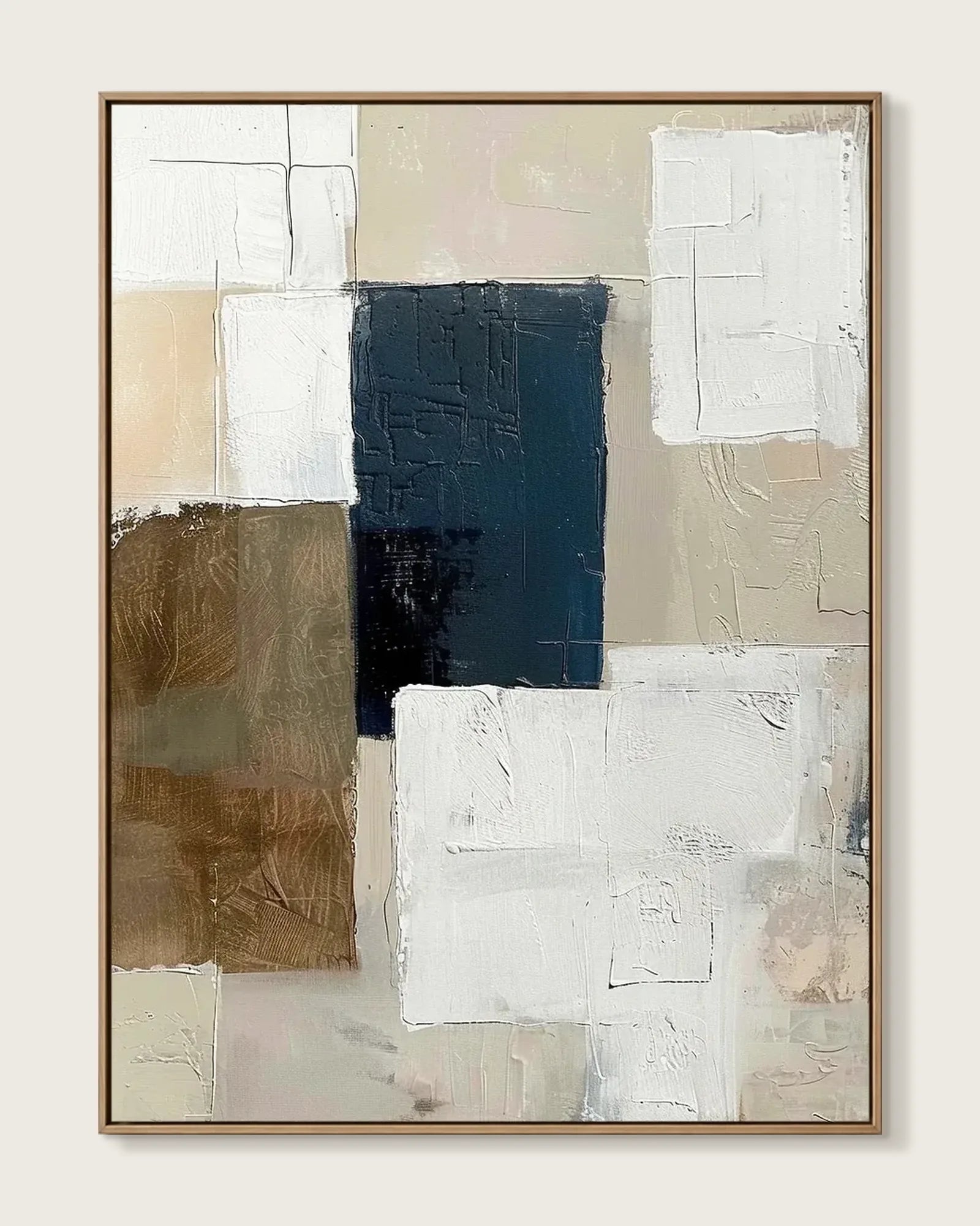 Beige Minimalist Artwork No.008