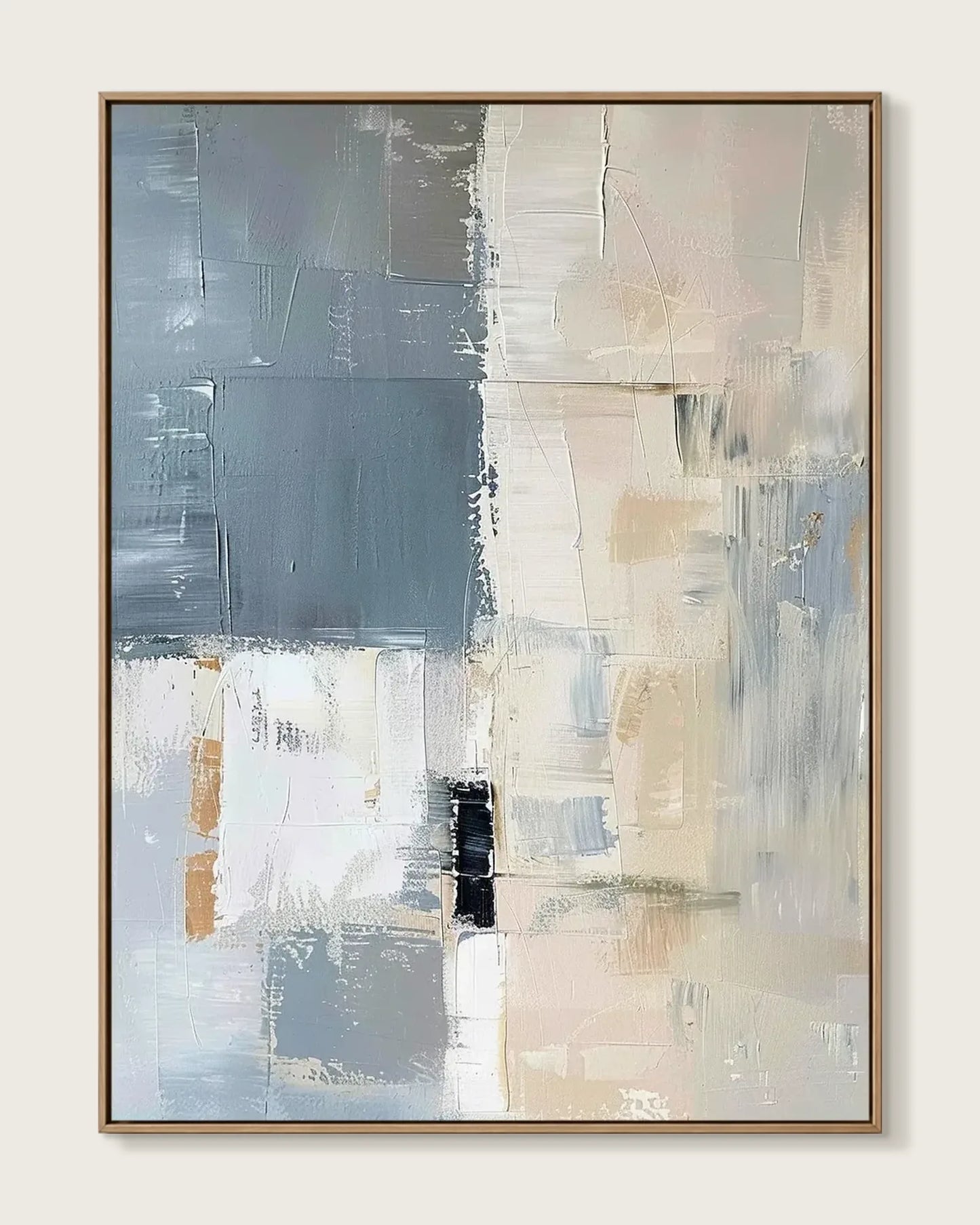 Beige Minimalist Canvas Art No.007