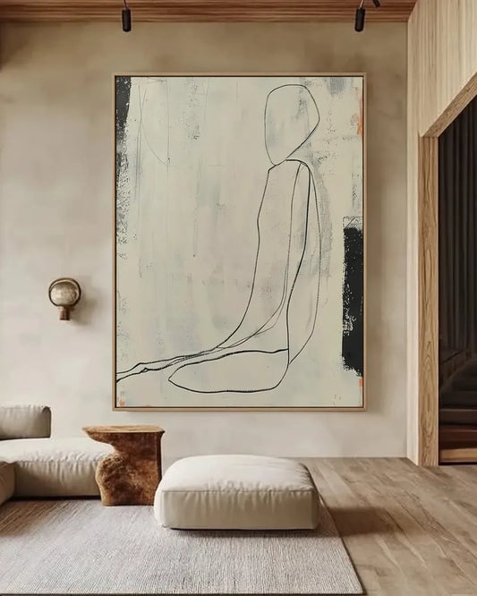 Beige Minimalist Wall Decor No.009