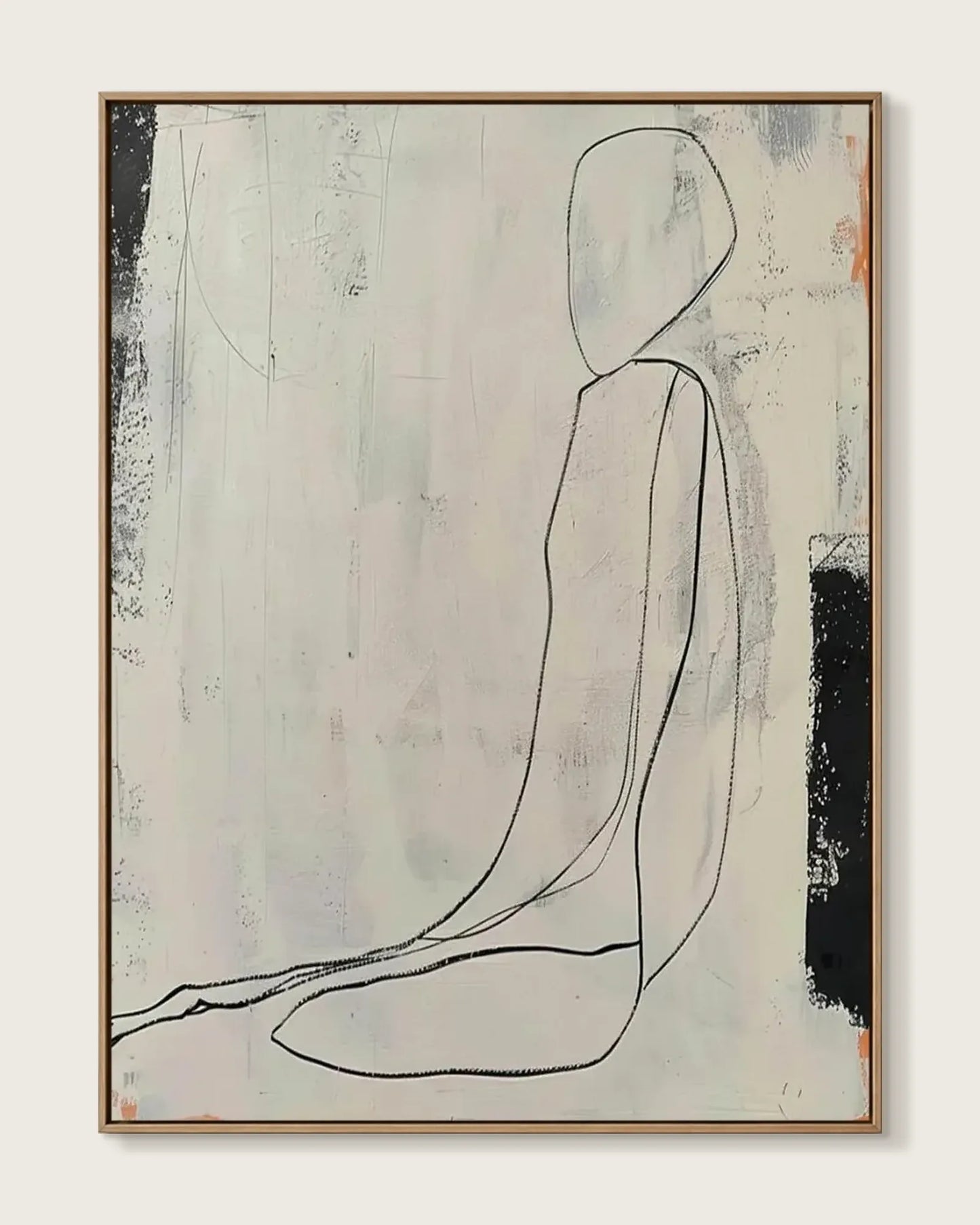 Beige Minimalist Wall Decor No.009