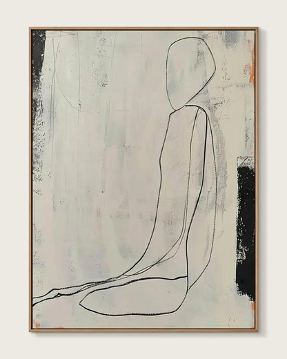 Beige Minimalist Wall Decor No.009