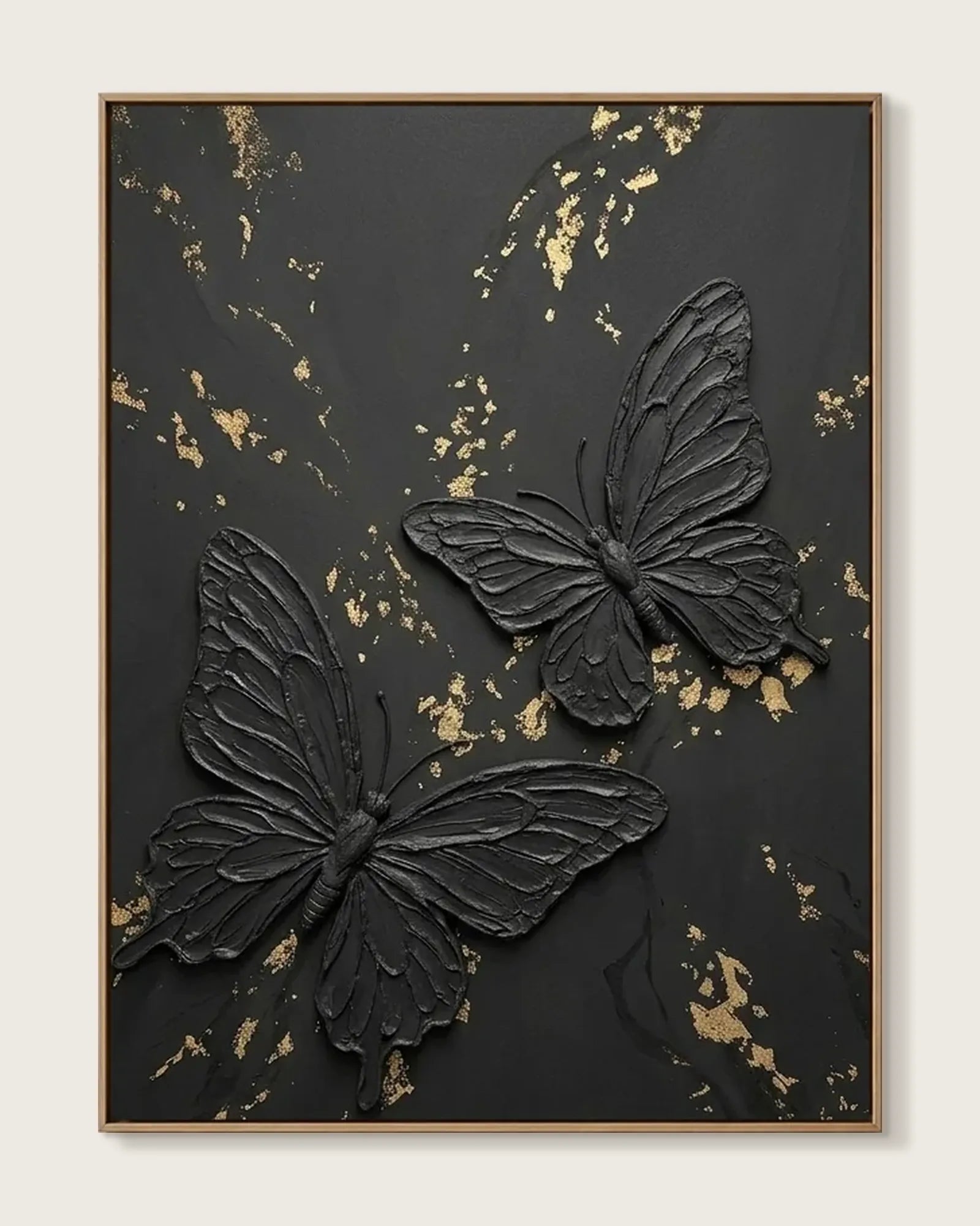 Black Butterfly Canvas Art No.091