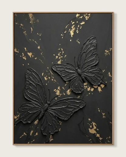 Black Butterfly Canvas Art No.091