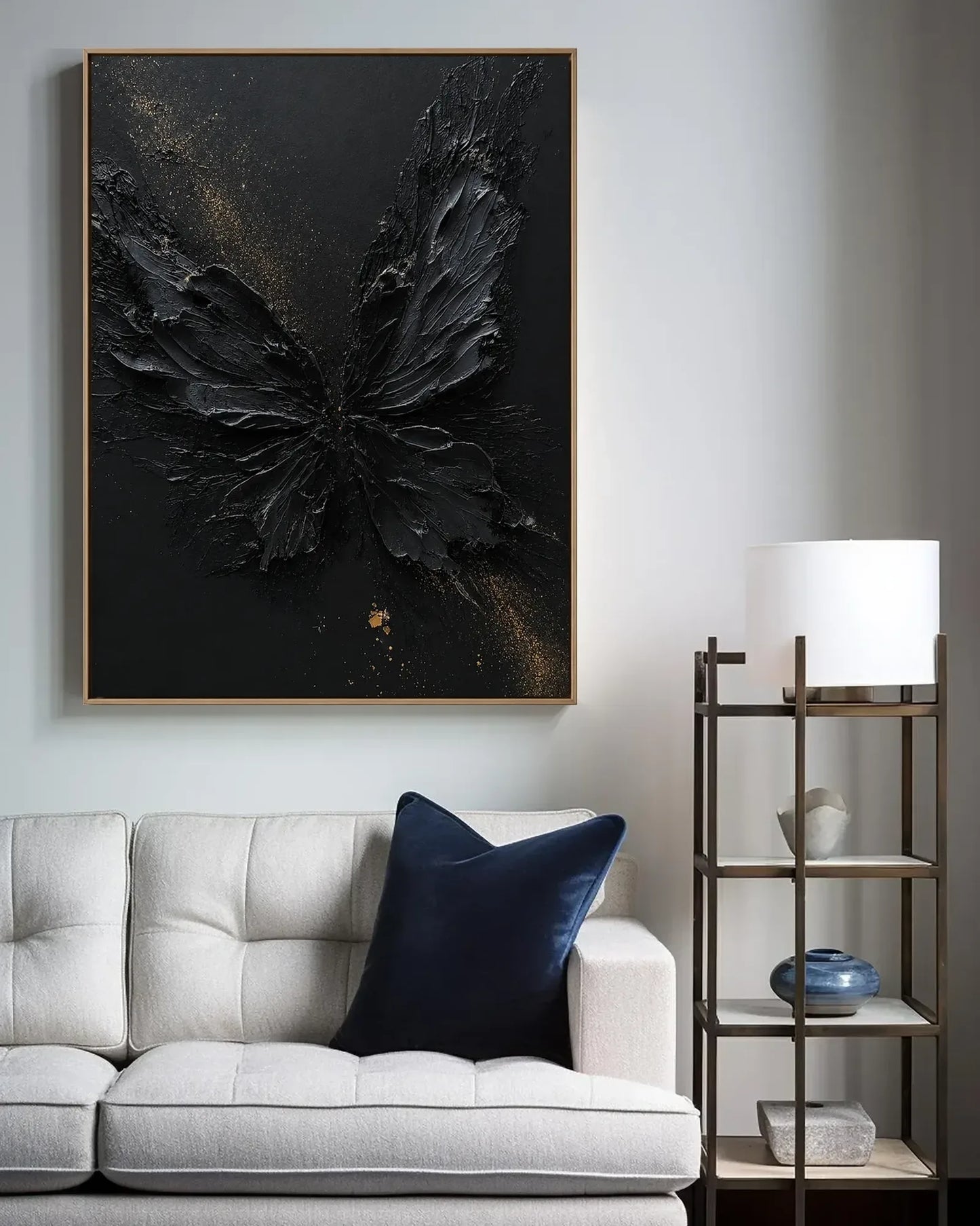 Black Butterfly Painting No.095