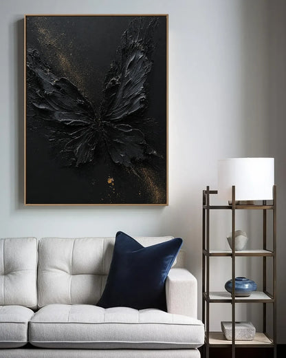 Black Butterfly Painting No.095