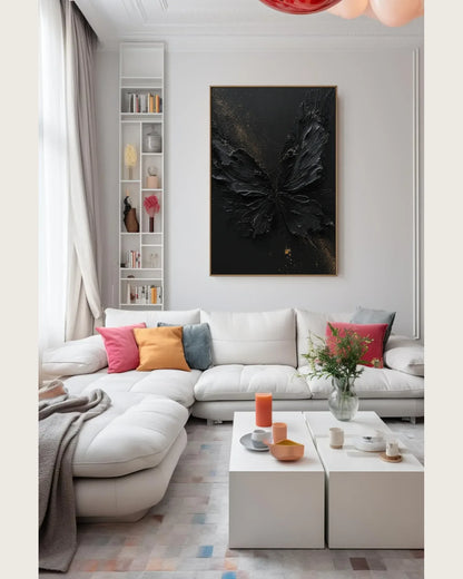 Black Butterfly Painting No.095