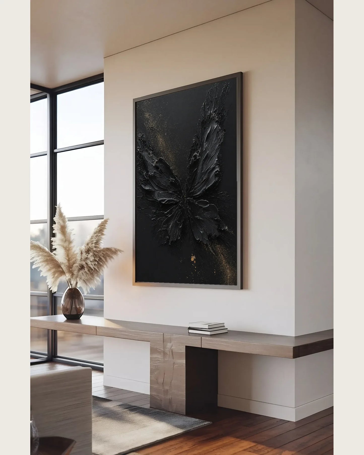 Black Butterfly Painting No.095