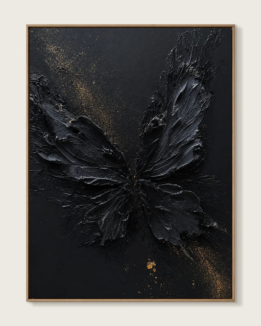Black Butterfly Painting No.095