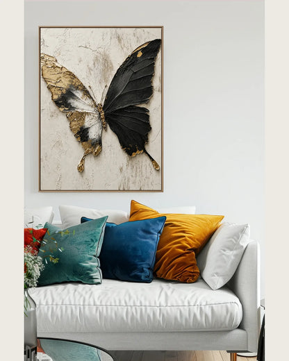 Black Butterfly Texture Artwork No.098
